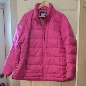 Lands' End Pink Winter Jacket